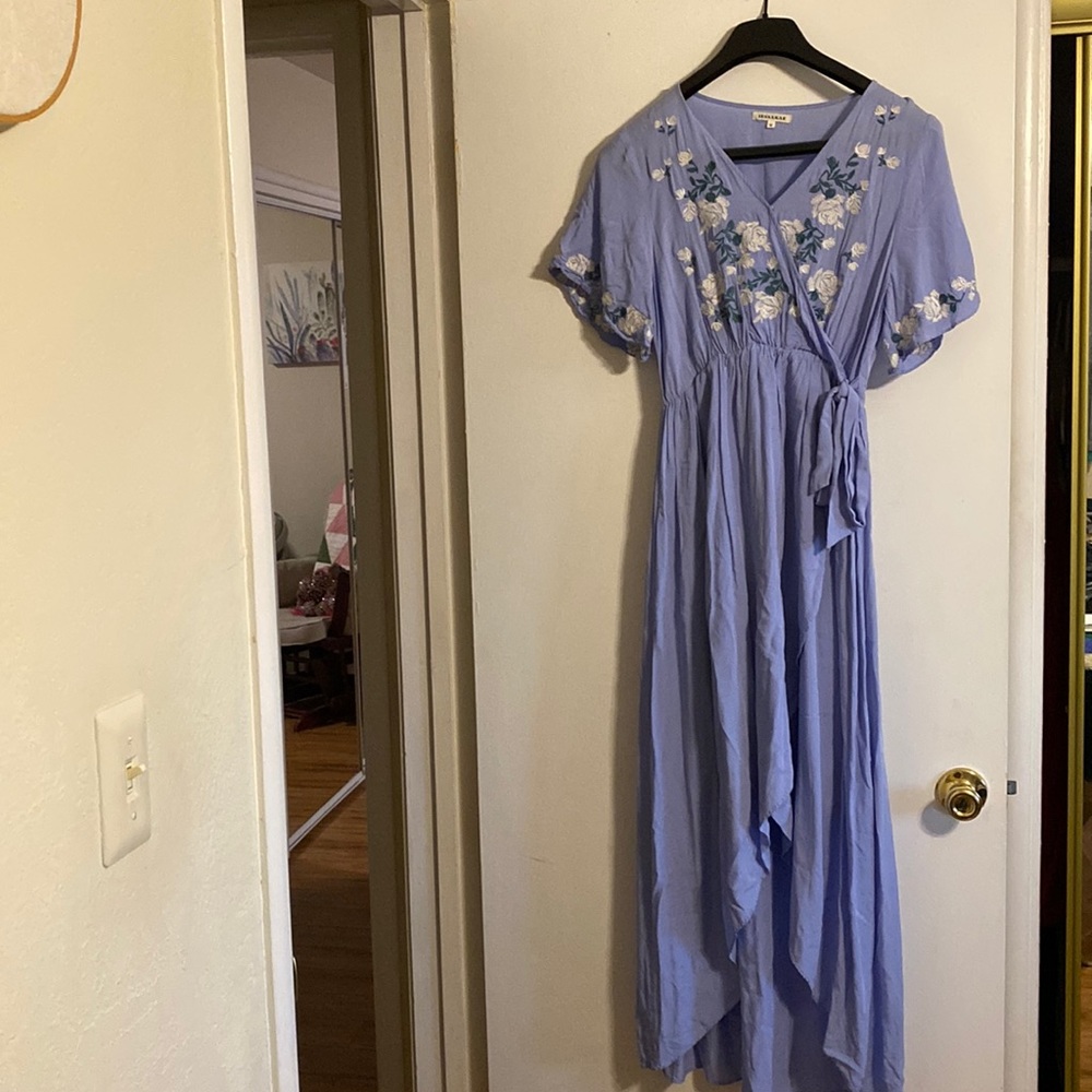 Jessakae light blue M dress embroidered